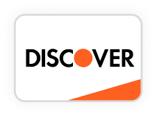 The discover logo on a white background.