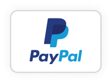 Paypal logo on a white background.