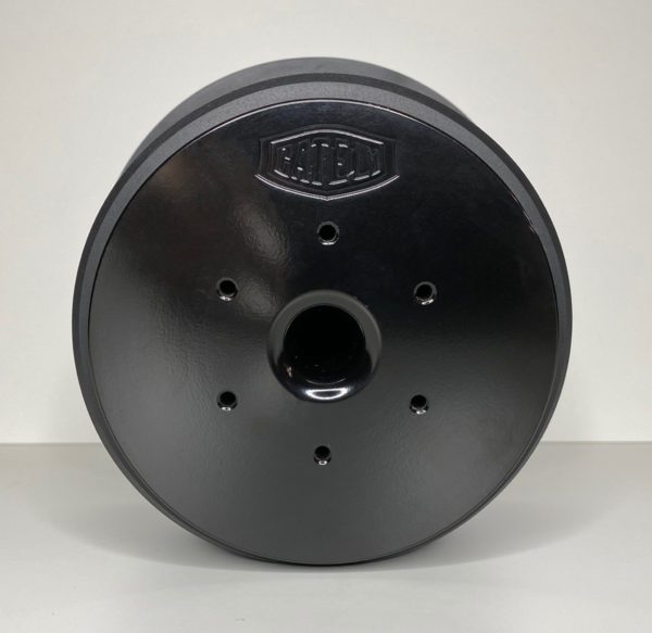 A Gately Audio Alpha 8 Inch Subwoofer with holes on it.