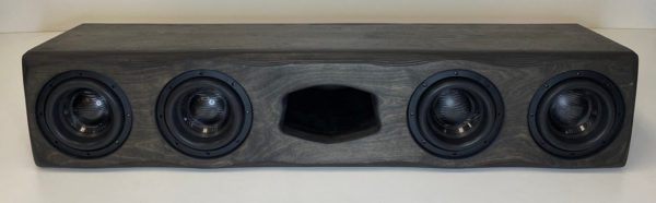 A Gately Audio Perfect Fit Ford 4x8 Crewcab F150/250/350 speaker with four speakers in it.
