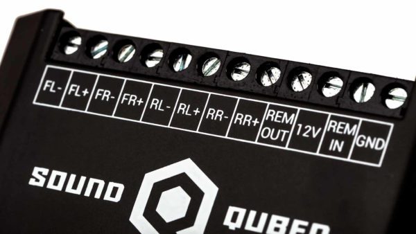 A black box with the words Soundqubed Q-LOC 5 Channel LOC/Line Driver on it.