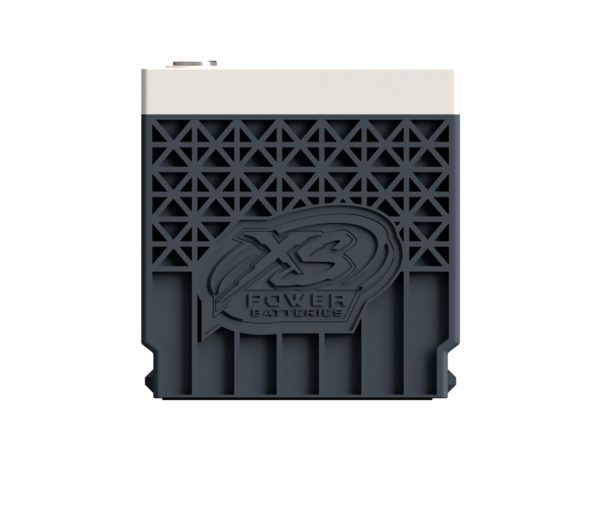 A XS Power SUPERBANK Group 34 Case with a logo on it.