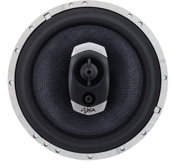 A pair of Sky High Car Audio C653 6.5 Inch Premium Coaxial Speaker Sets on a white background.