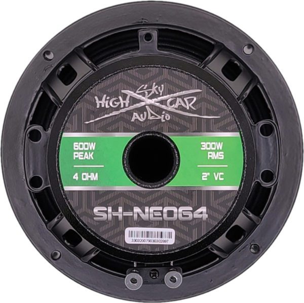 Sky High Car Audio NEO64 6.5 Inch Neo Pro Audio Midrange/Midbass - neel4 - 4 ohm - black.