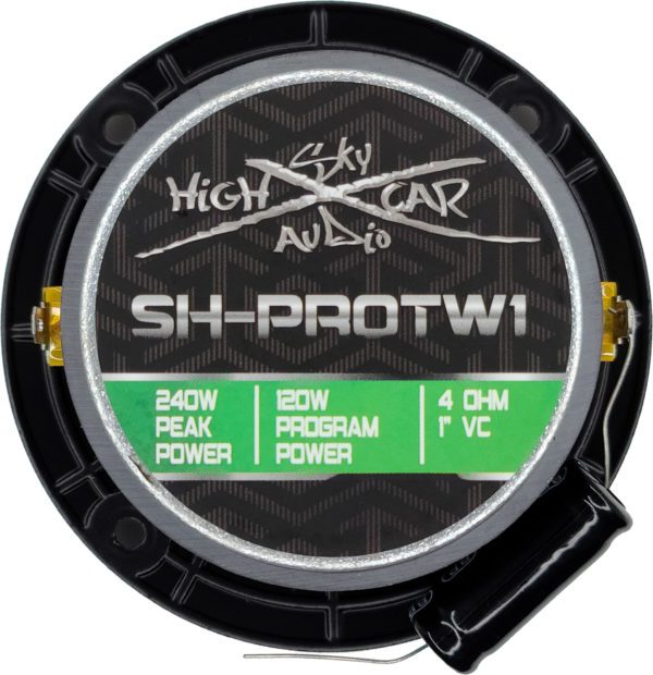 High Sky High Car Audio TW1 Pro Neo Mini Bullet Tweeters (Pair) - prowi - 2 ohm - 2 ohm - 2 oh.