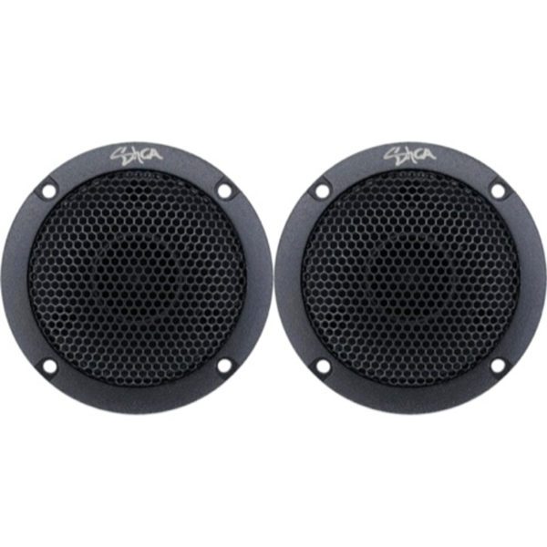 A pair of Sky High Car Audio TW2S Pro Neo Bullet Tweeters on a white background.