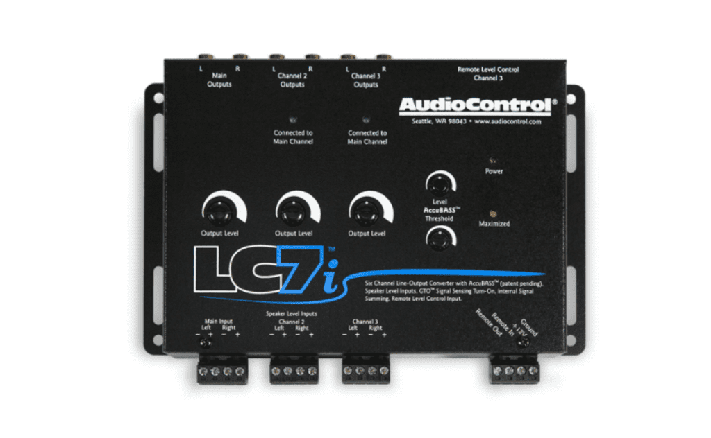 The Audio Control LC7i is shown on a white background.