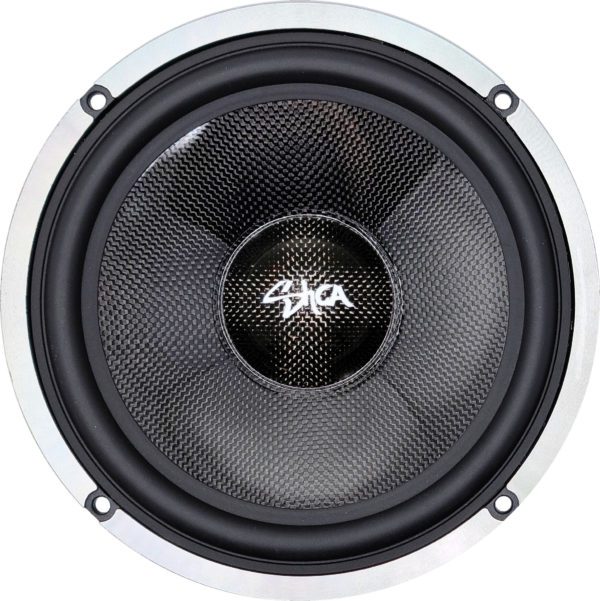 A Sky High Car Audio 3-Way Premium Neo 6.5 Inch Component Set speaker on a white background.