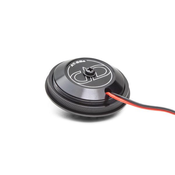 A DD Audio AT-28a A Series Tweeters (PAIR) with a red wire attached to it.