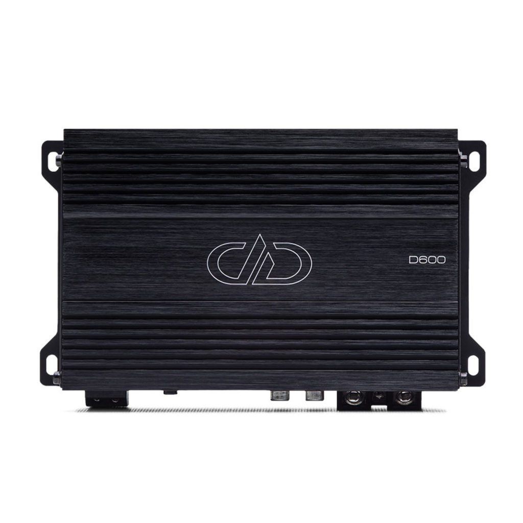 The DD Audio D600 D Series Monoblock Amplifier is shown on a white background.