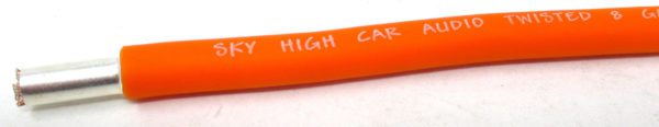 Sky high care audio 8 GA Wire Ferrules - Copper Tinned 25pk.