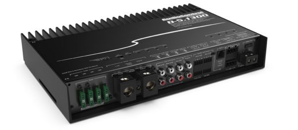 An Audio Control D-5.1300 with a number of inputs and outputs.