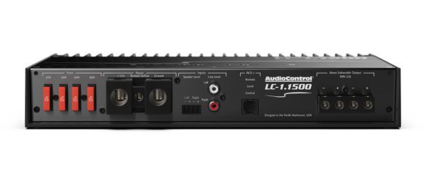 A Audio Control LC-1.1500 with two inputs and two outputs.