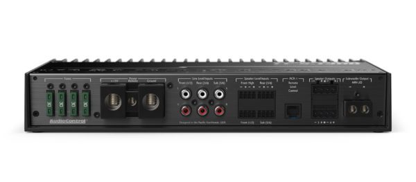 An AudioControl LC-5.1300 power supply with two inputs and two outputs.