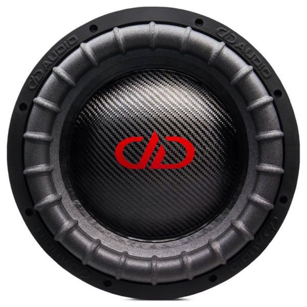 A DD Audio 10" 3500 Series Subwoofer with a red logo on it.