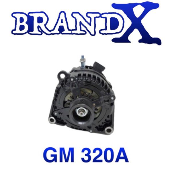 Brand-X 320 Amp Alternator for GM/Chevrolet 93-04.