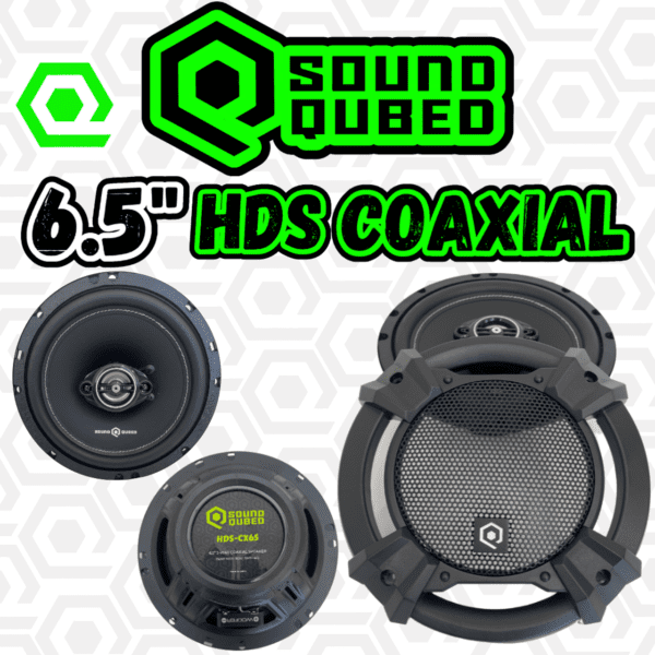 Sound qubed 6 5 hds coaxial speaker.