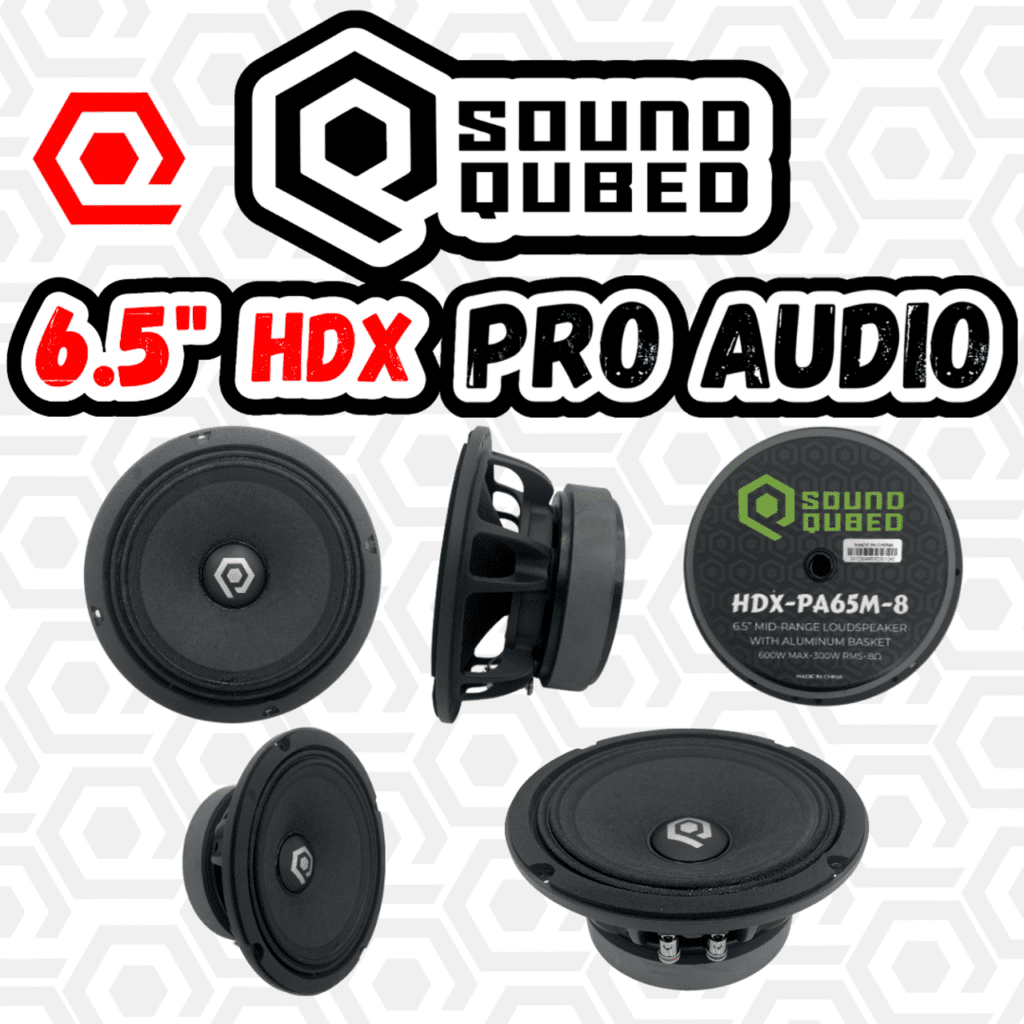 Soundqubed HDX Series Pro Audio Speaker 6.5 inch Midrange Speaker (single) 6 5 hdx pro audio.