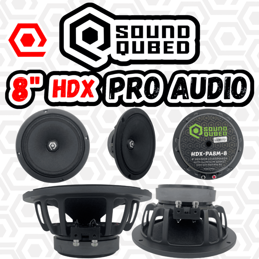 Soundqubed HDX Series Pro Audio Speaker 8-inch Midrange Speaker (single)