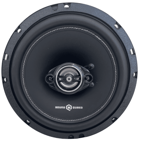 A pair of Soundqubed HDS Series 6.5" Coaxial 2-way Speakers (Pair) on a white background.