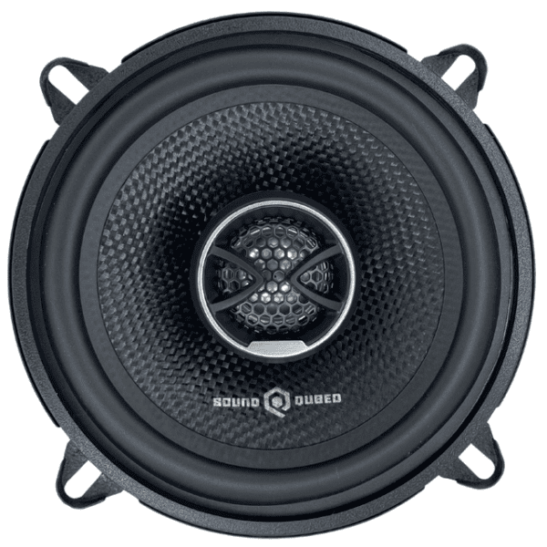 A pair of Soundqubed HDX Series 5.25" Coaxial 2-way Speakers (Pair) on a white background.