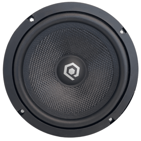 An image of Soundqubed HDX Series 6.5" Component Set (Pair) speakers on a white background.