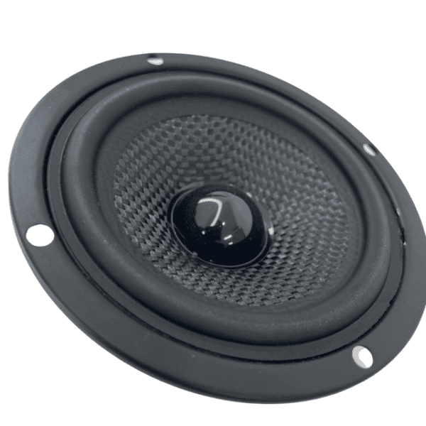 A pair of Soundqubed HDX Series 3.5" Midrange Speakers on a white background.