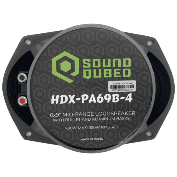 Soundqubed HDX Series Pro Audio 6x9" Speaker (single) hdx-pab4 hdx-pab4 hdx-pab4.