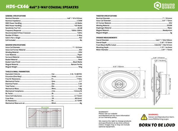 Soundqubed HDS Series 4x6" Coaxial 2-way Speakers (Pair) Soundqubed HDS Series 4x6" Coaxial 2-way Speakers (Pair) Soundqubed HDS Series 4x6" Coaxial 2-way Speakers (Pair) Soundqubed HDS Series 4x6" Coaxial 2-way Speakers (Pair) Soundqubed HDS Series 4x6" Coaxial 2-way Speakers (Pair) Soundqubed HDS Series 4x6" Coaxial 2-way Speakers (Pair).