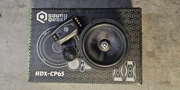 Open Box - Soundqubed HDX-CP65 6.5 Inch Component Set car speaker package.